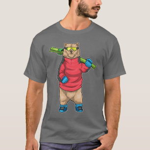 Bear Skier Ski goggles Ski T Shirt