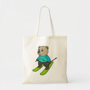 Bear Skier Ski Tygkasse