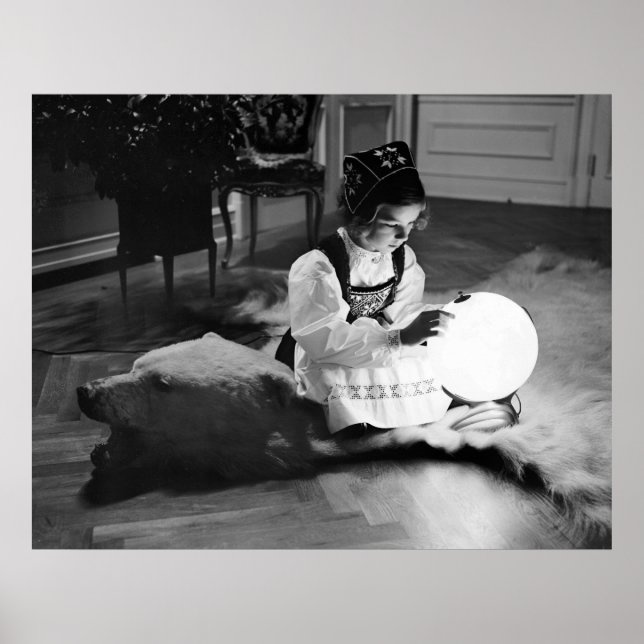 Bear Skin Matta, 1938 Poster (Framsidan)