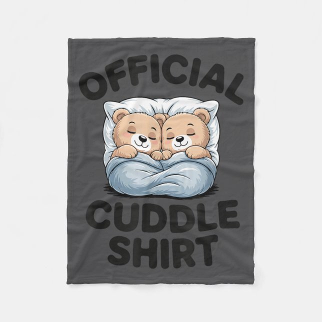 Bear Sleepwear Official Cuddle Teddy Fleecefilt (Framsidan)