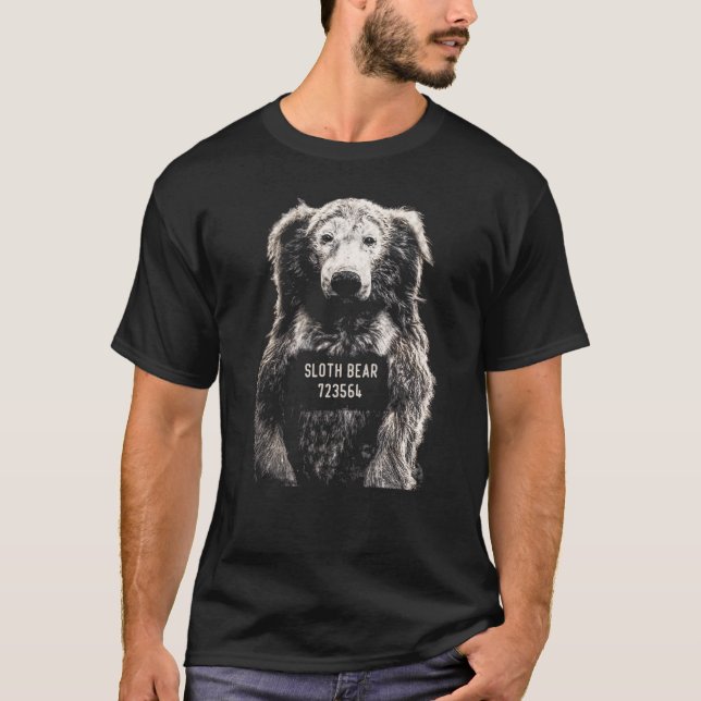 Bear Sloth Bear Bear Bear T Shirt (Framsida)