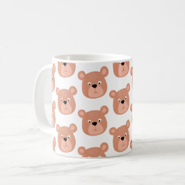 Bear Söt ansikte Kaffemugg