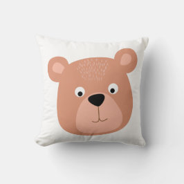Bear Söt ansikte  Kudde
