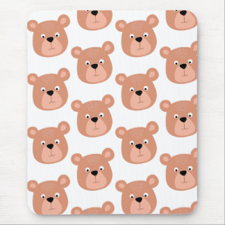 Bear Söt ansikte Musmatta