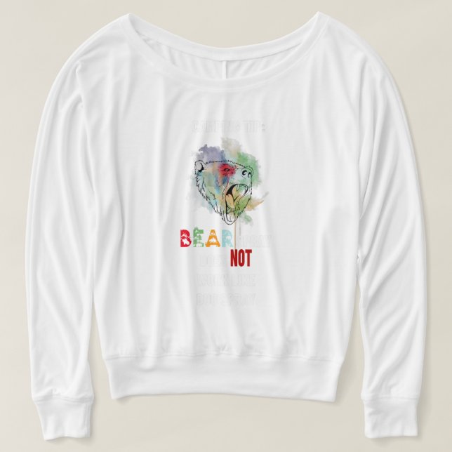 Bear Spray Not Kryp Spray Quote Camping Bear Joke T Shirt (Design framsida)
