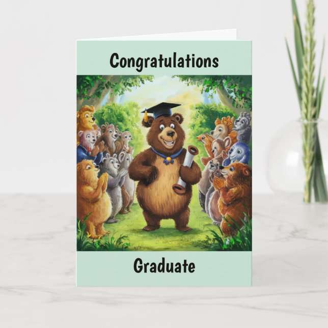 Bear Studenten Personlig Kort (Framsida)