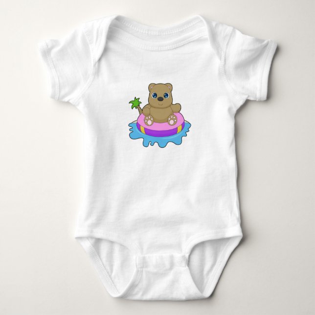 Bear Summer Livbuoy T Shirt (Framsida)