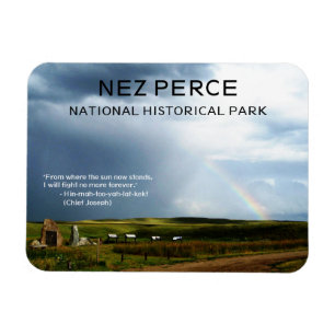 Bear Tass Battlefield, Nez Perce Flight från 1877 Magnet