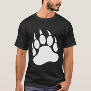 Bear Tass tryckt på rygg och framsida T Shirt
