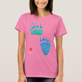 Bear Tassar in Blue-Grönt - Hoody Dress T Shirt