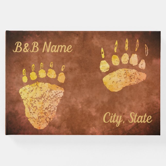 Bear Tassar Vintage Brown - Guest Bok (Framsida)