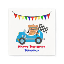 Bear Tävling Birthday Boy