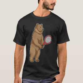 Bear Tennis Tennis racket T Shirt
