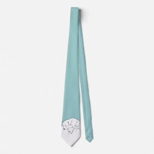 Bear Ties Cute Polar Bear Unge Tie Bear Necktie Slips