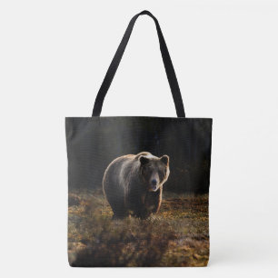 Bear Tote Bag Tygkasse