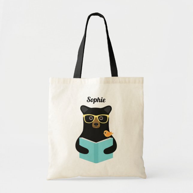Bear Tote bags Tygkasse (Framsidan)
