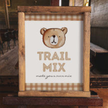 Bear Trail Mix Pub-tecken