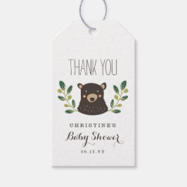 Bear Unge Baby Shower Presentetikett