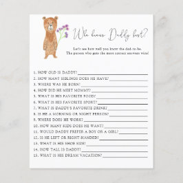 Bear unge - Vem känner DADDY bäst