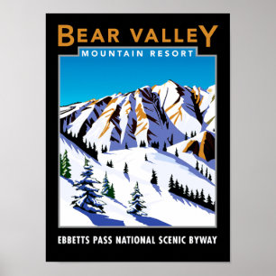 Bear Valley Resort Poster