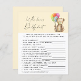 Bear - Vem vet vad pappa spelar bäst