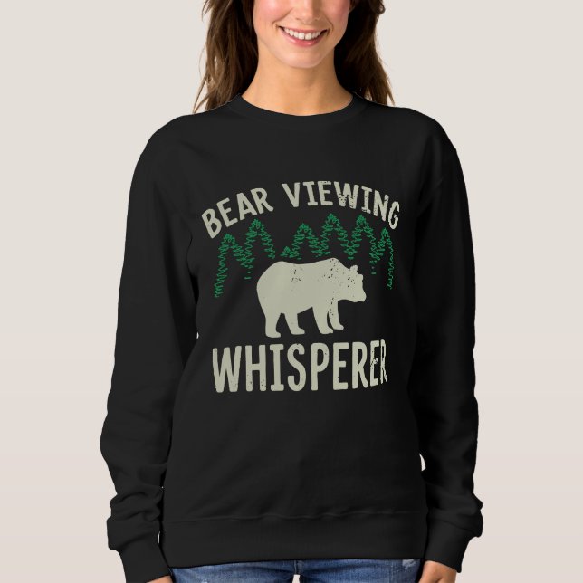 Bear Viewing in Zoo National Park or Alaska Cruise T Shirt (Framsida)