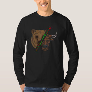 Bear Vs. Bull Crypto Chart Analysis Cryptocurrency T Shirt