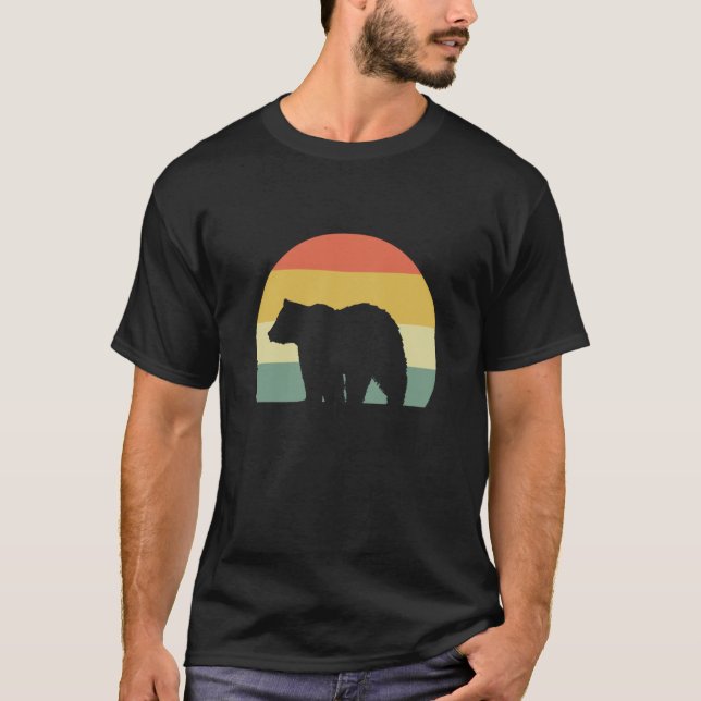Bear Walking Zoologist T Shirt (Framsida)