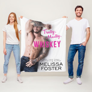 Bear Whiskey Blanket Fleecefilt