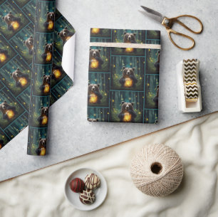 Bear with Burk of Fireflies Presentpapper