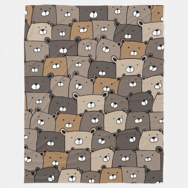 Bear with Me 60x80 Fleece Blanket (Framsidan)
