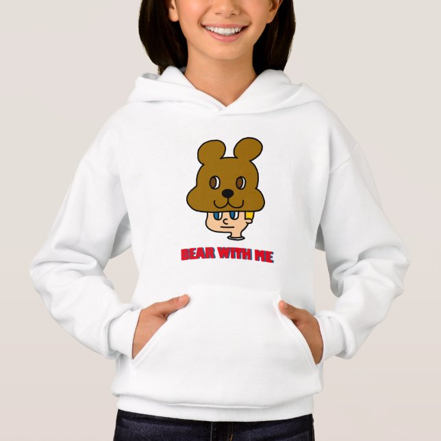 Bear with Me Hoodie T Shirt (Framsida)