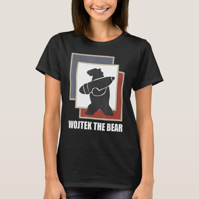 Bear Wojtek Polska Bear T Shirt (Framsida)