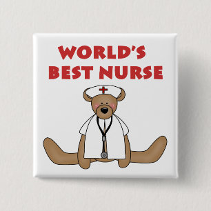Bear World's Best Nurse T-shirts and Gifts Knapp