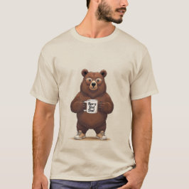 Bear-y Best Pappa Funny Bear T-Shirt