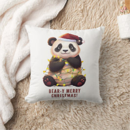 Bear-y God jul! Pandapillow Kudde