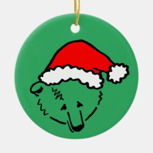 Bear-y-julprydnad Julgransprydnad Keramik
