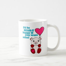 Bear-y Kärlek Valentines day Kaffemugg