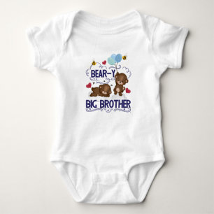 Bear-y Väldigt Big Brother Syskon Pun T Shirt