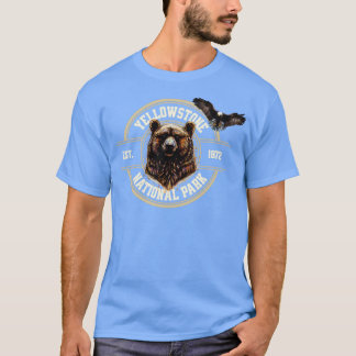 Bear Yellowstone National Park Eagle T Shirt