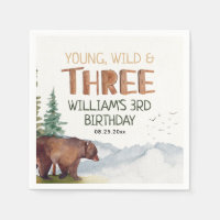 Bear-Young-Vild och tre pojkar 3:e födelsedagen