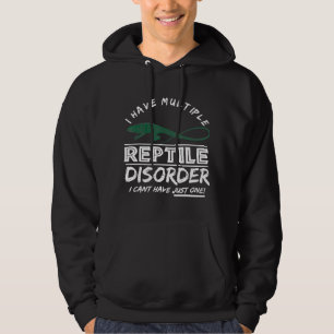Bearad Många Reptile-störning Iguana Hoodie