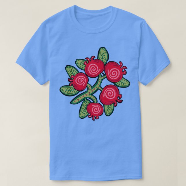 Bearberry inhemsk kinnickinnick WAWEZHI CANADA T Shirt (Design framsida)