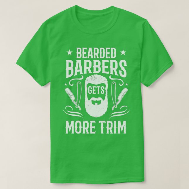 Bearbers får mer trim Barberman Gift 3 T Shirt (Design framsida)