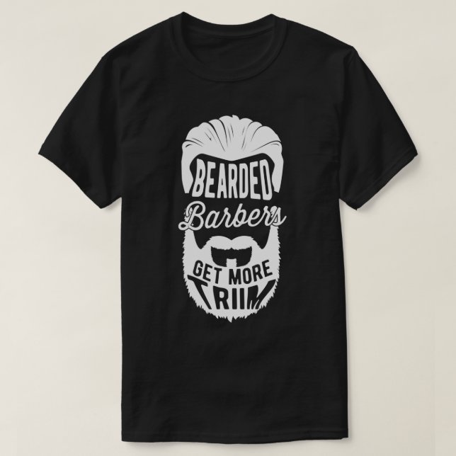 Bearbers får mer trim Barberman Gift-klass T Shirt (Design framsida)