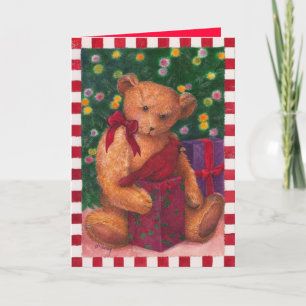 BEARBETA GIFTSKOTT OCH HÄLSNING HELGKORT