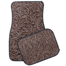 Bearbetad Look för choklad för lädermörkbrunt