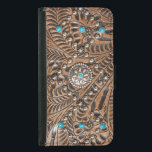 Bearbetat fodral för plånbok för läderiPhone 6<br><div class="desc">Plånbokfodral</div>