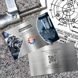 Bearbetning och metalltillverkning visitkort