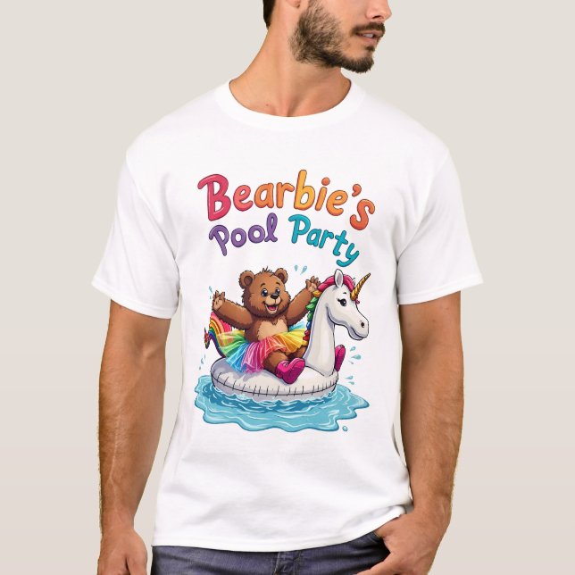 Bearbie Bassäng Party T Shirt (Framsida)
